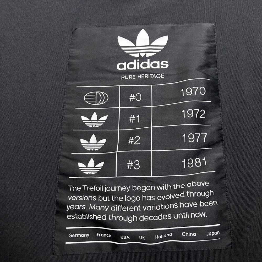 Adidas Adult Shirt Extra Large Black White Vintag… - image 8