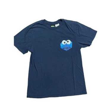 Vintage Cookie Monster small pocket t shirt - image 1