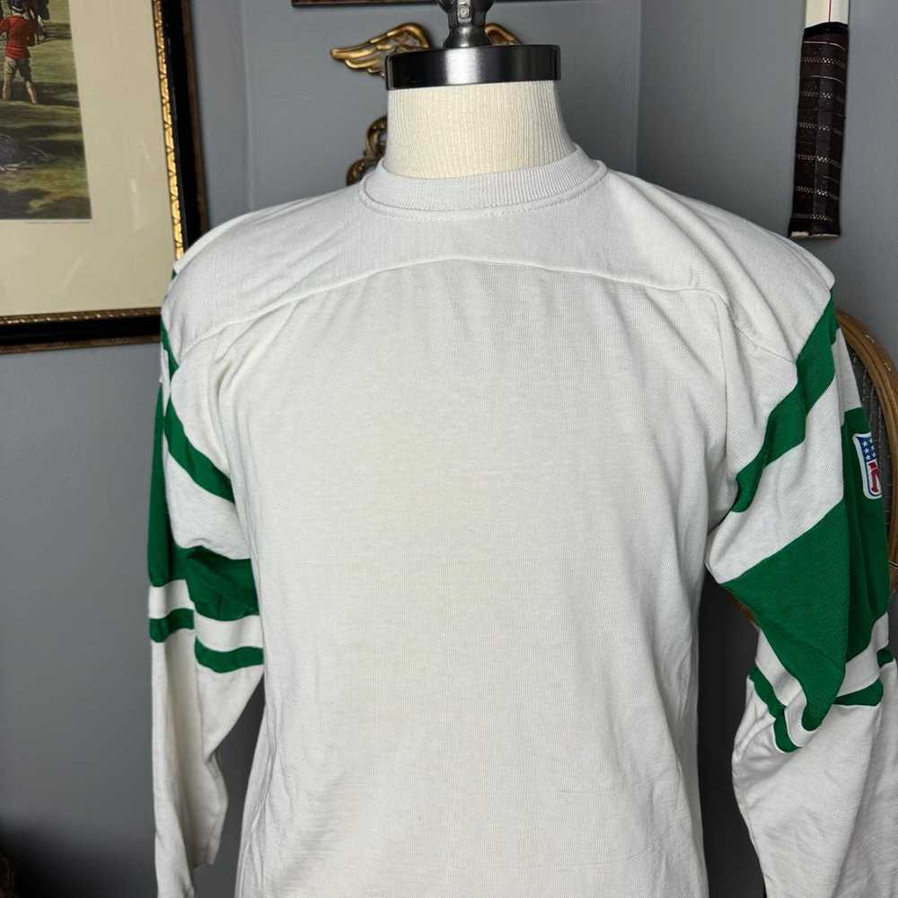 Vintage NFL Blank long sleeve shirt Jets Packers - image 1
