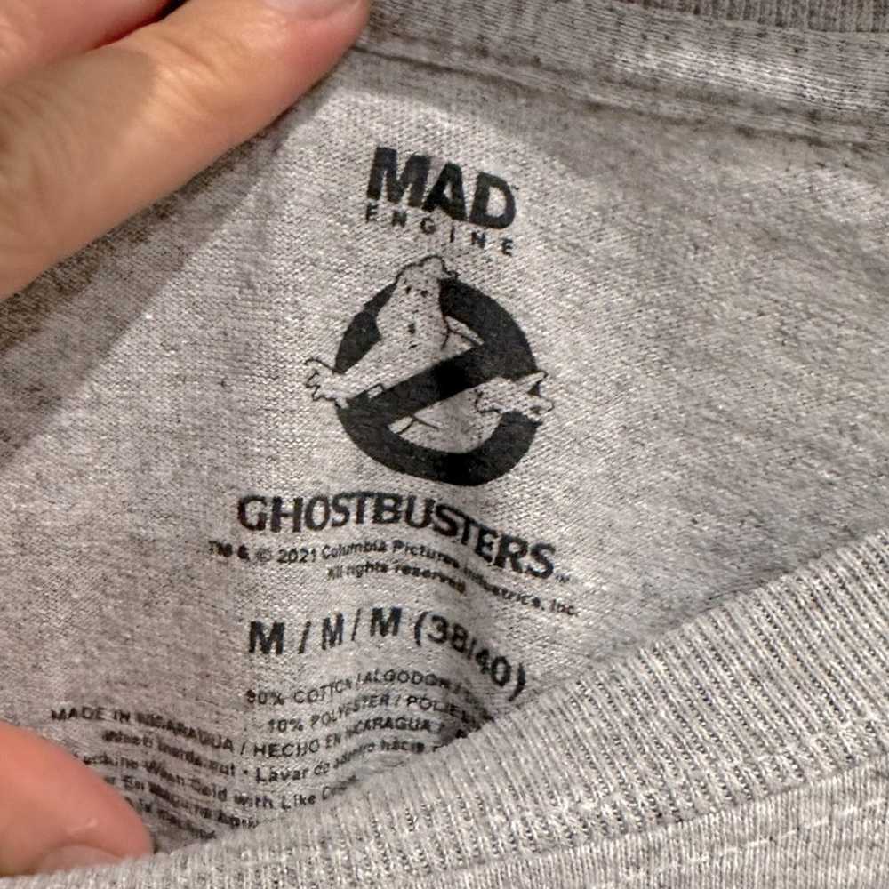 Ghostbusters Mad Engine Logo T-Shirt-Medium - image 2
