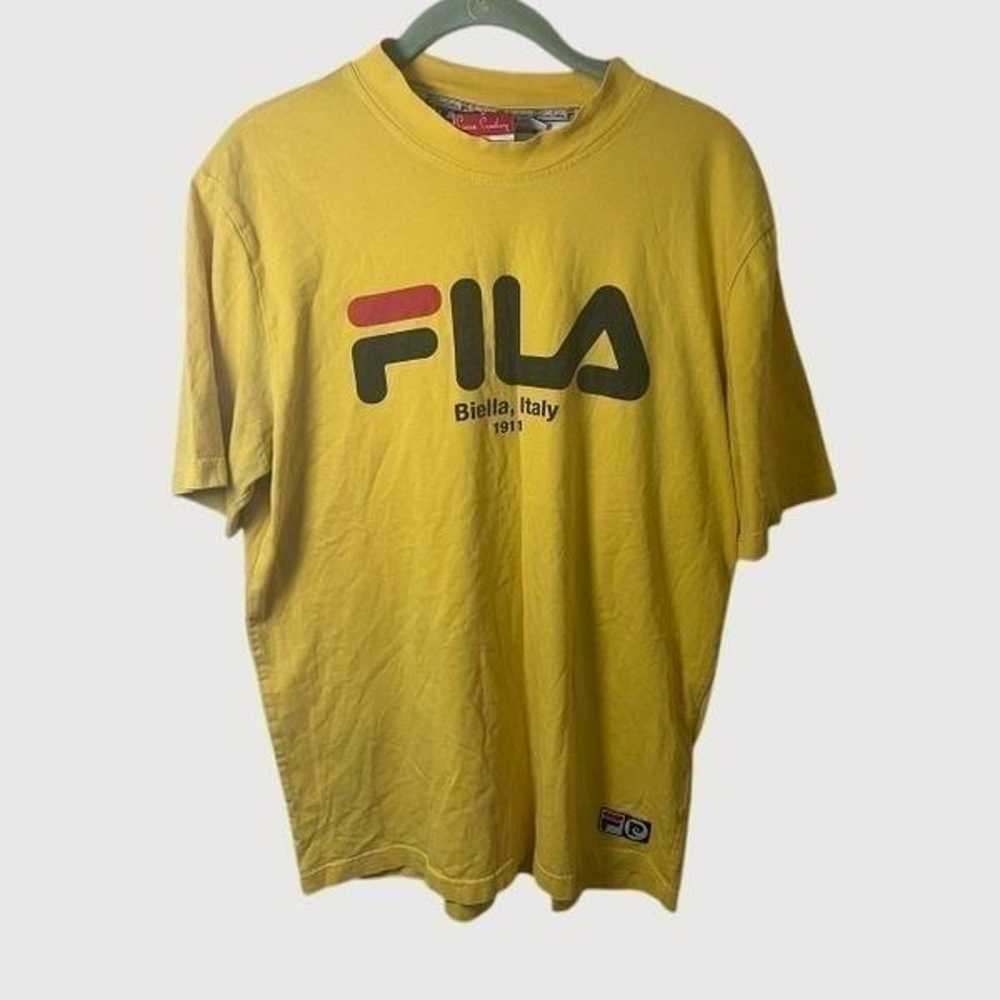 FILA X Pierre Cardin Urban Outfitters T-Shirt Sz … - image 1