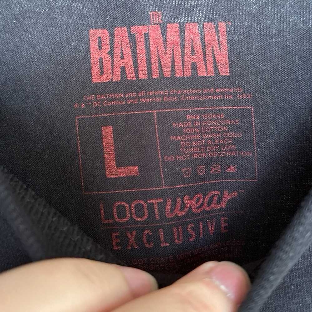 Batman Long Sleeve Shirt Crew Neck L Large Loot C… - image 4