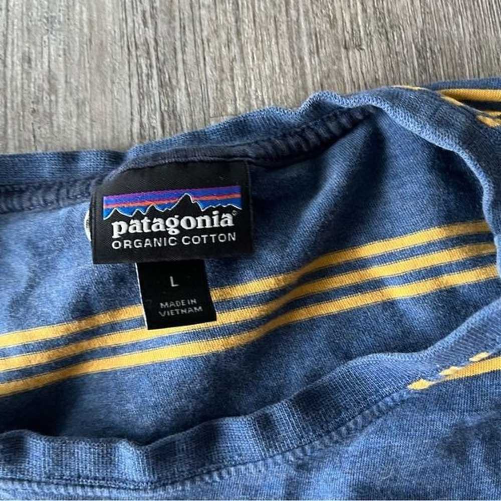 Patagonia Men’s Large Striped Pocket T-shirt - image 3
