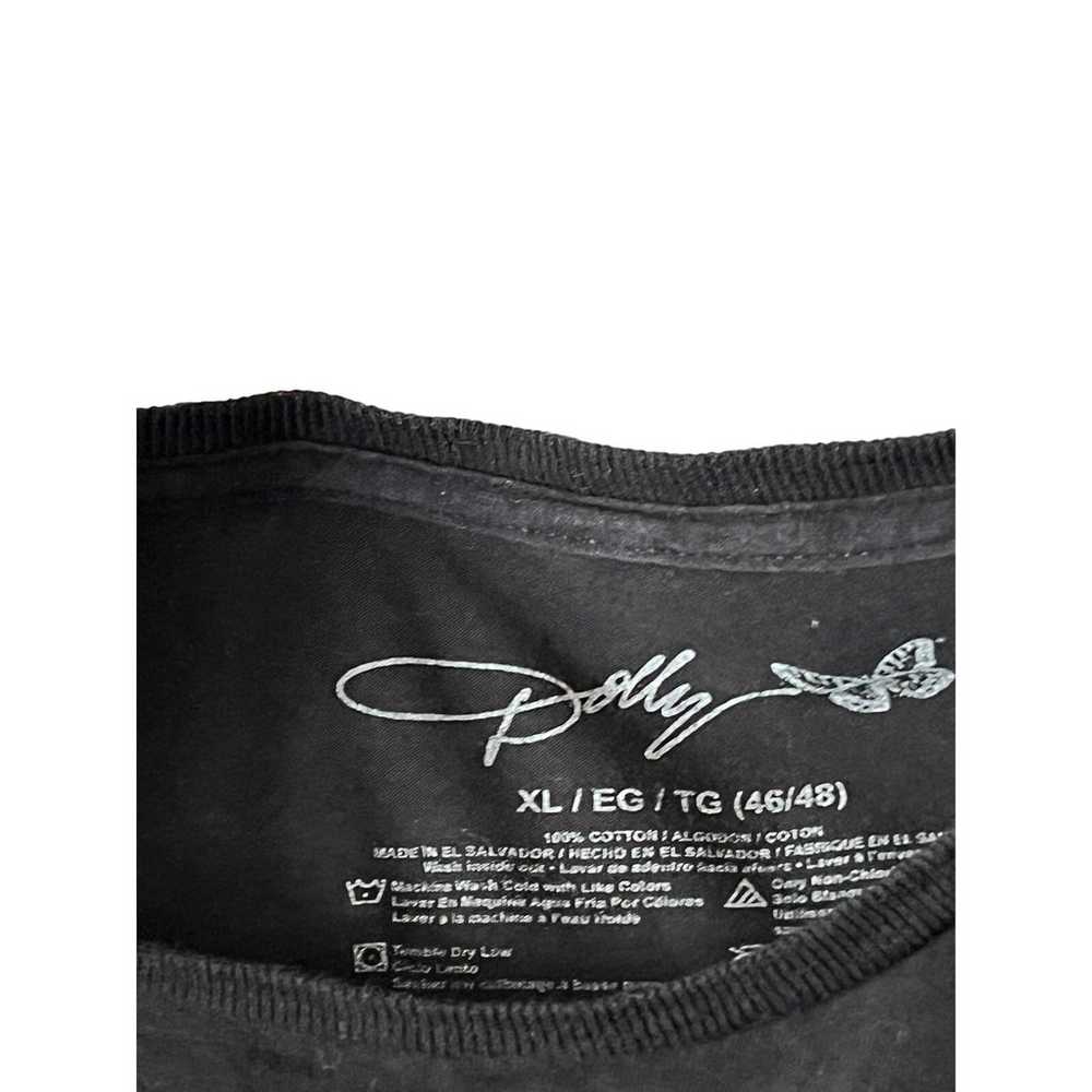 Dolly Parton Black T-Shirt Mens XL - image 2