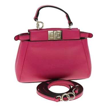 Fendi Peekaboo leather handbag