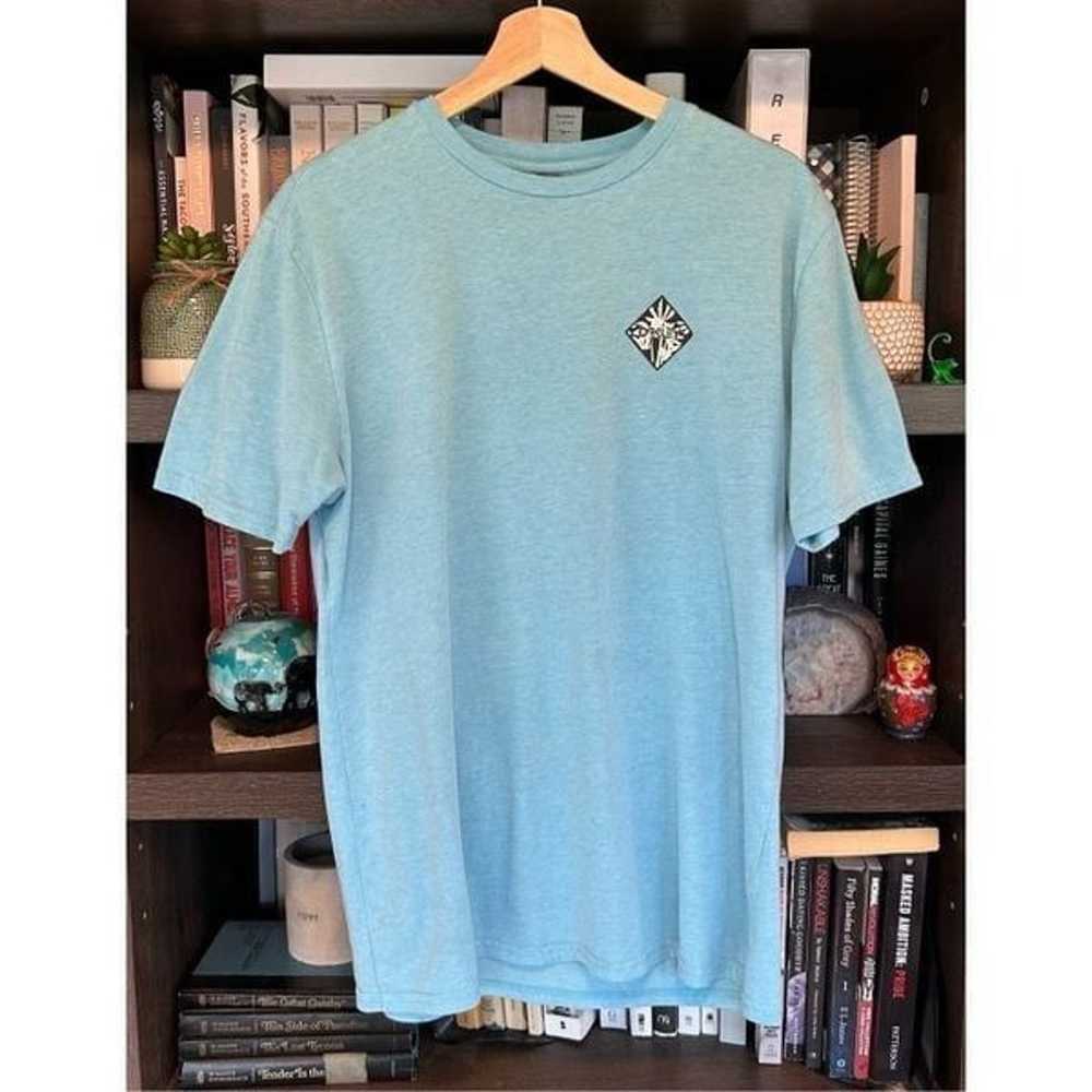 Oakley Men’s Palm B1B Blue Short Sleeve T-Shirt S… - image 2