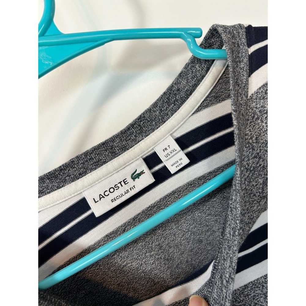 Lacoste Men's Striped Regular Fit Long Sleeve T-S… - image 7