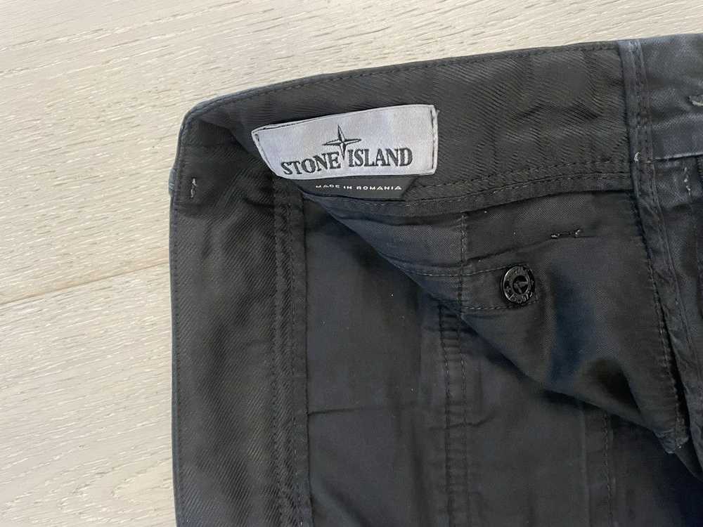 Stone Island Black Stone Island Cargo Pants - image 11
