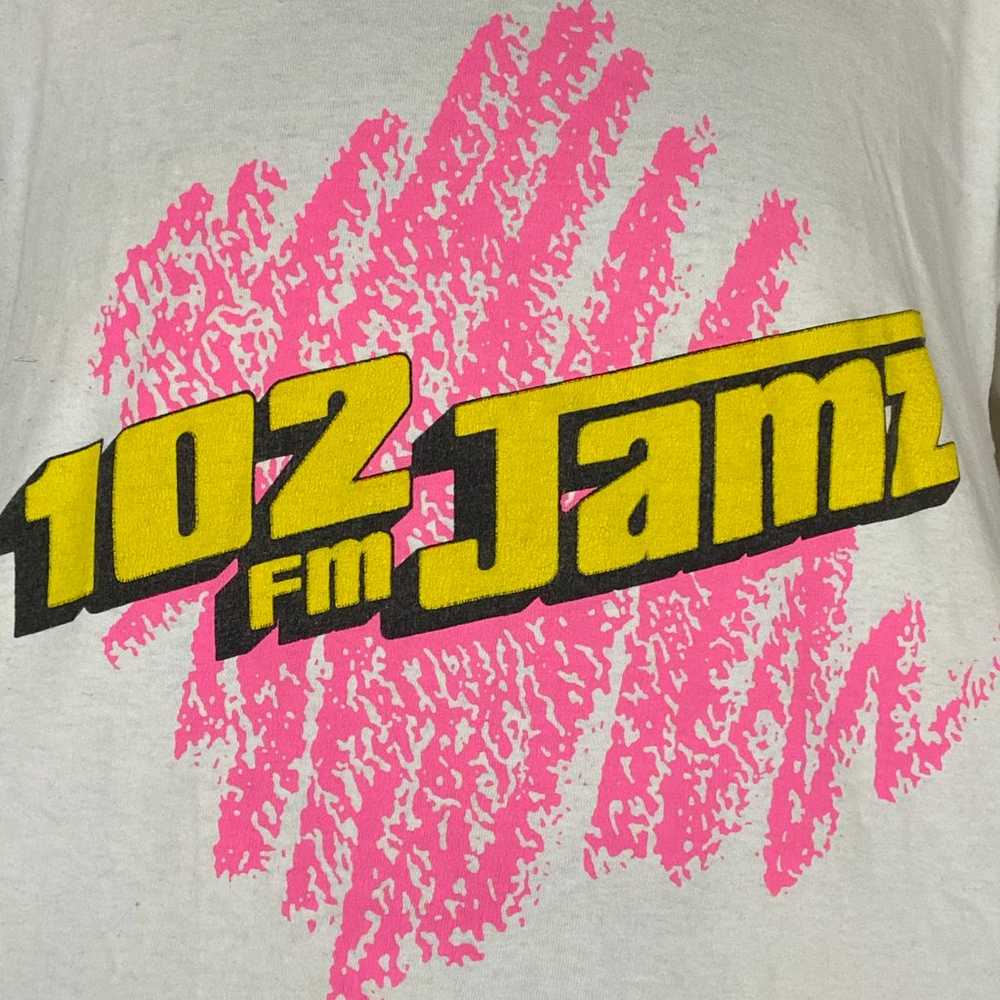 Vintage 90’s 102 FM Jamz Hip Hop Radio Station Pr… - image 3