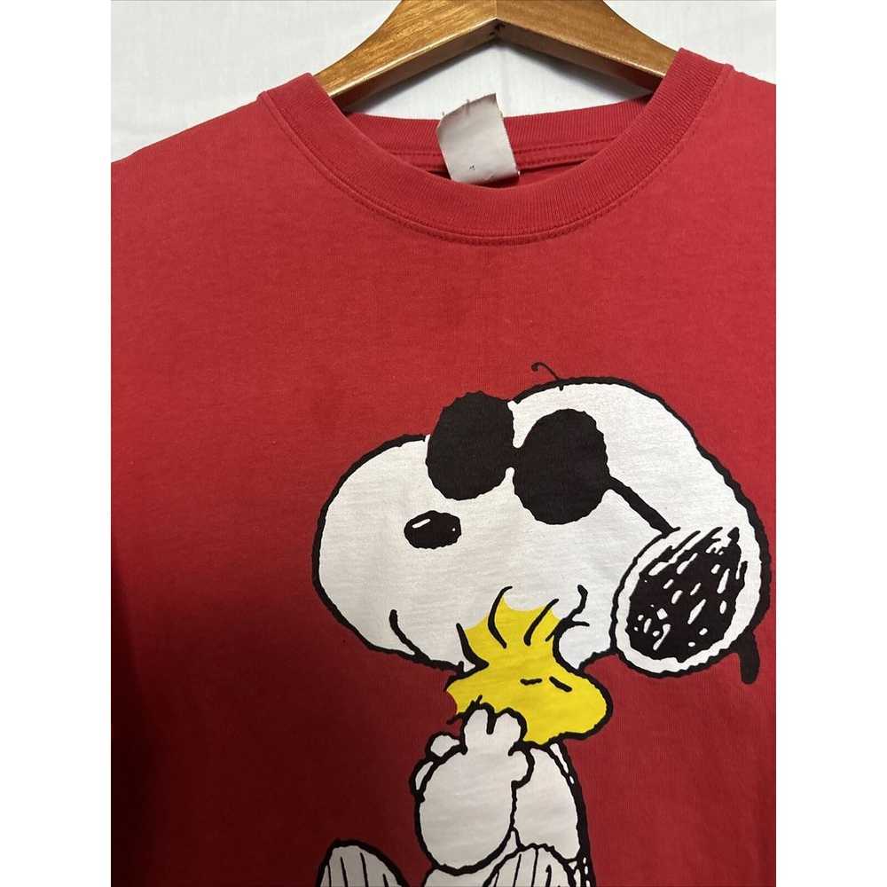 Vintage Snoopy and Woodstock Peanuts Full Print S… - image 2