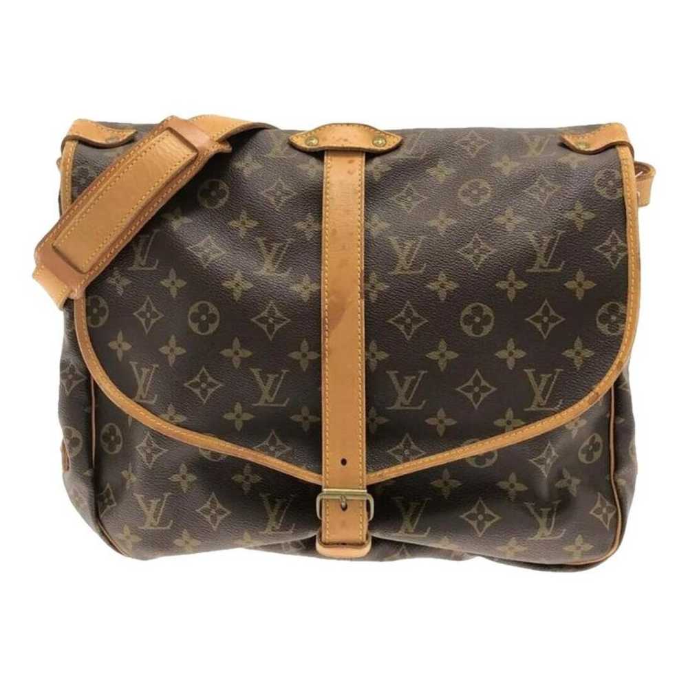 Louis Vuitton Saumur leather handbag - image 1