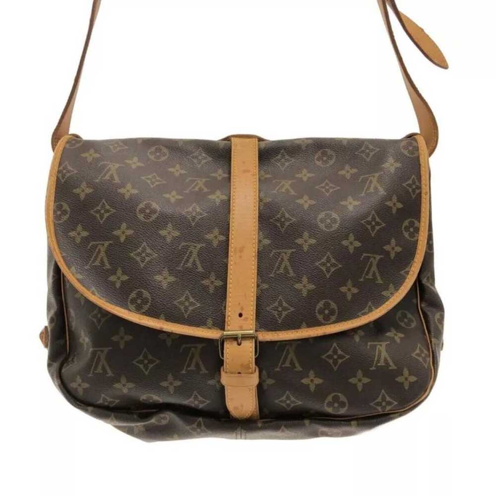 Louis Vuitton Saumur leather handbag - image 2