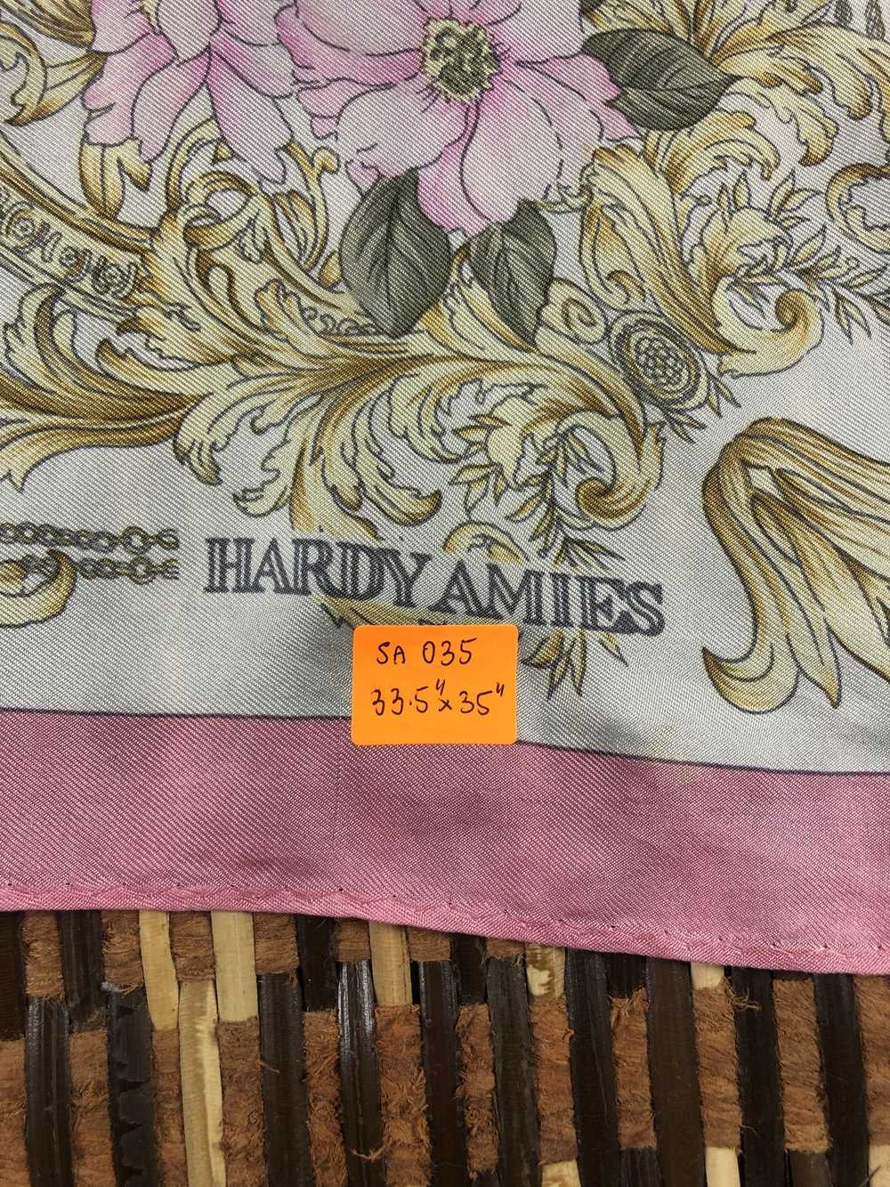 Hardy Amies × Vintage Vintage Hardy Amies Silk Sc… - image 5