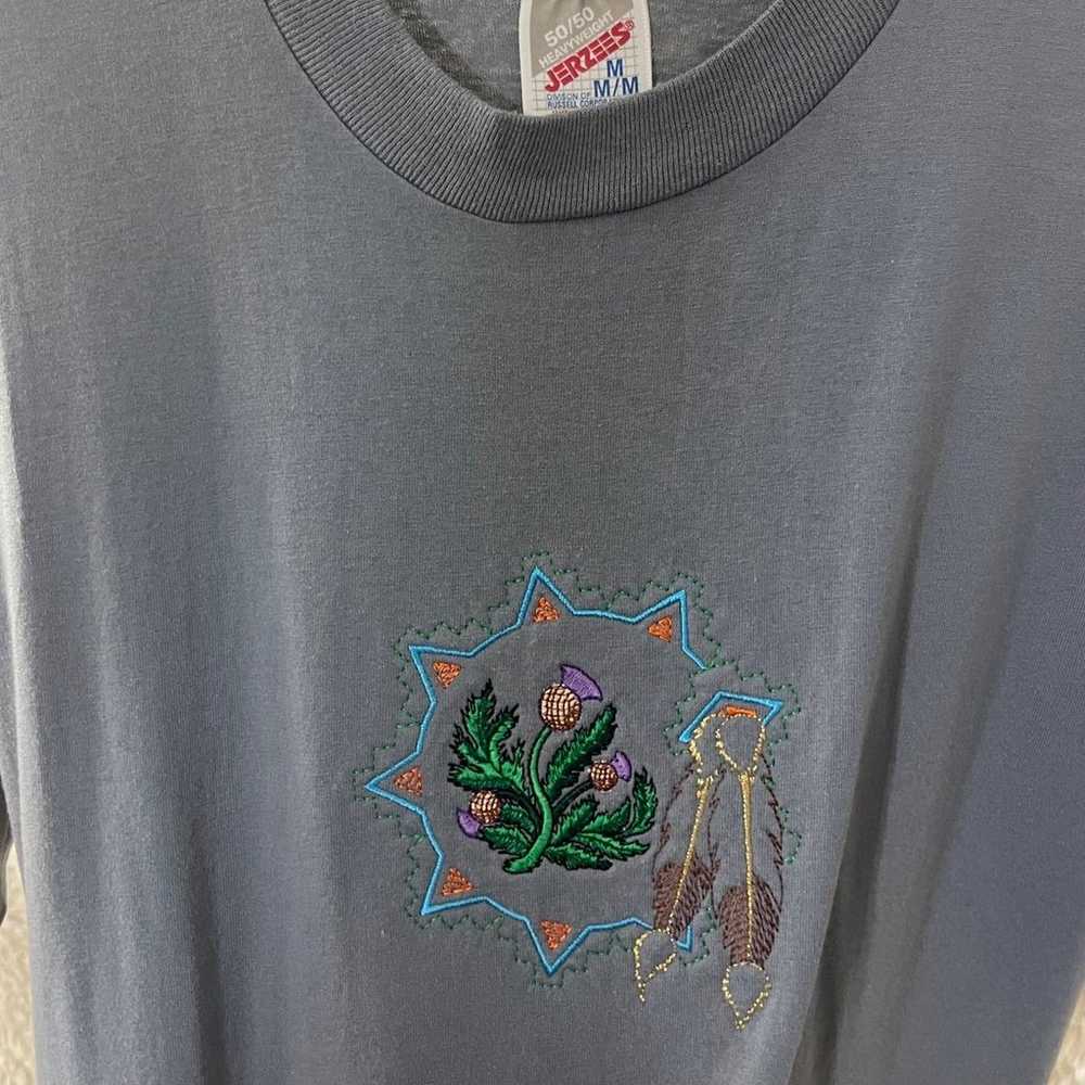 Vintage 90's Jerzees Southwest/Native T-shirt Siz… - image 5