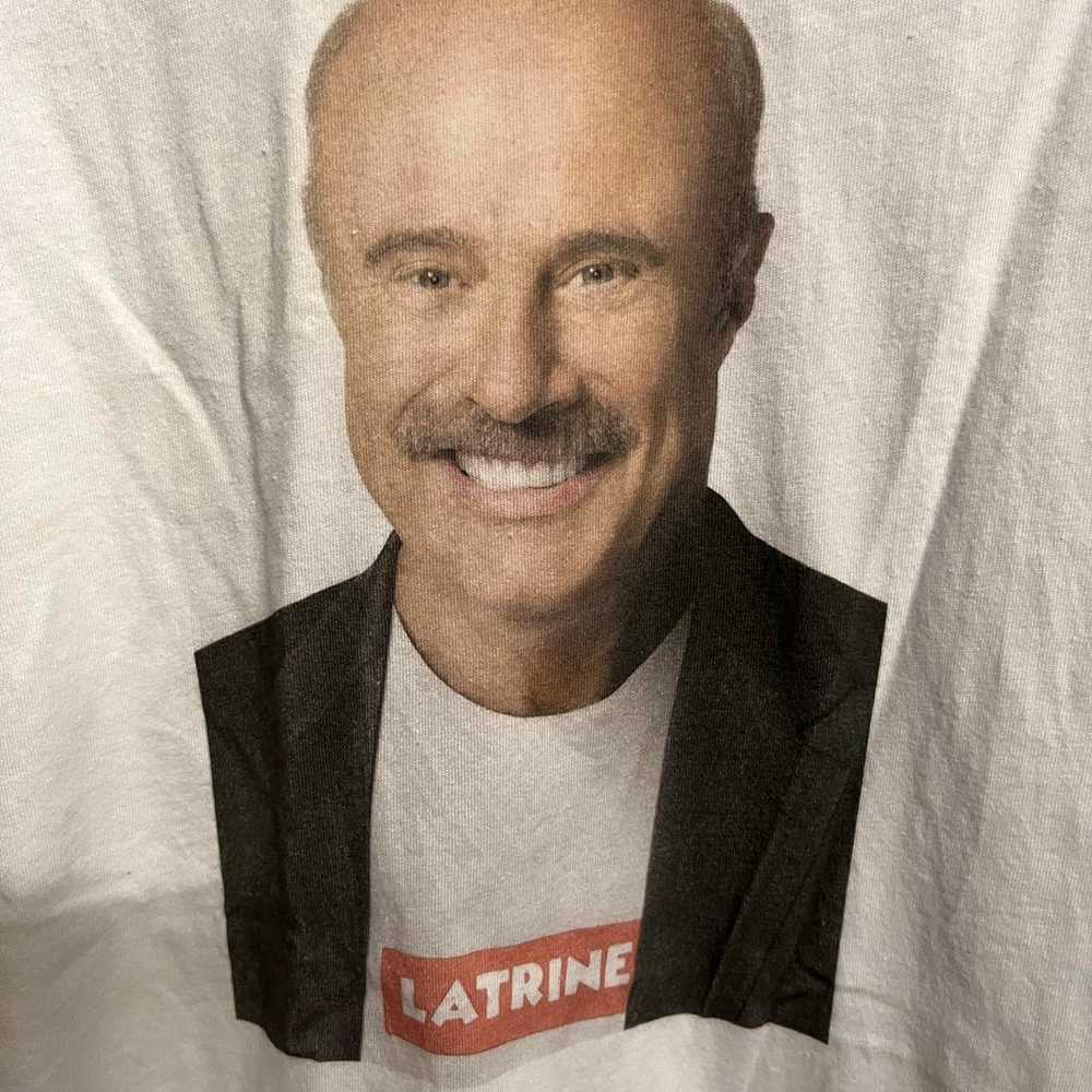 Dr. Phil T-shirt Latrine Shirt Fairfax Cartoon - … - image 3