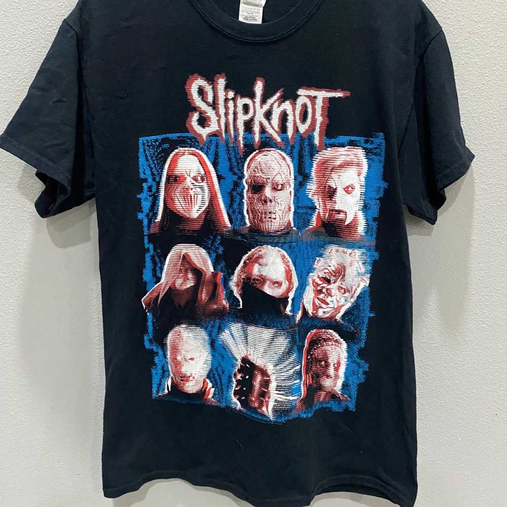 Slipknot T-Shirt Mens Medium Gildan Black WANYK T… - image 1