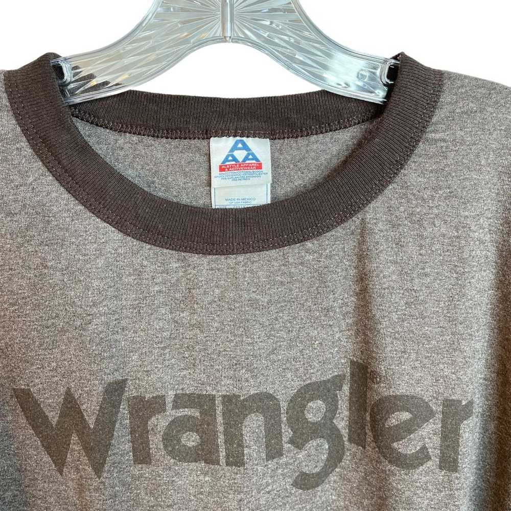 Wrangler Retro Y2K Crew Neck Graphic Logo T-Shirt… - image 3