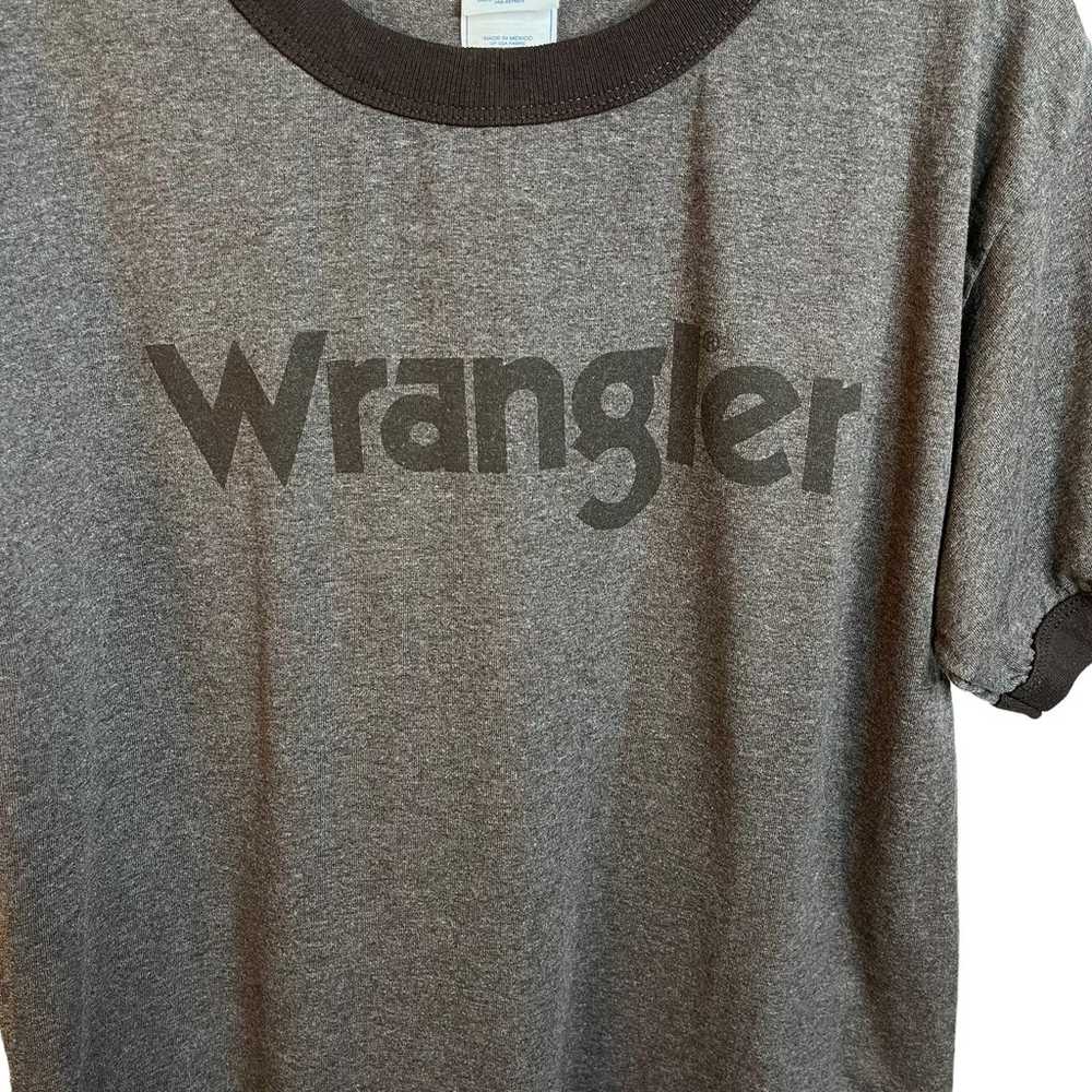 Wrangler Retro Y2K Crew Neck Graphic Logo T-Shirt… - image 4