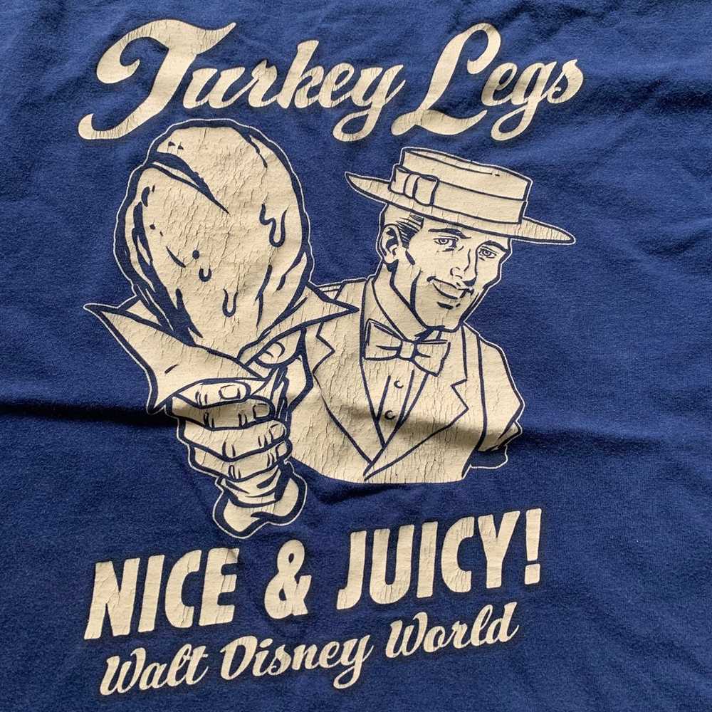 Vintage Blue Walt Disney Turkey Legs Nice and Jui… - image 2