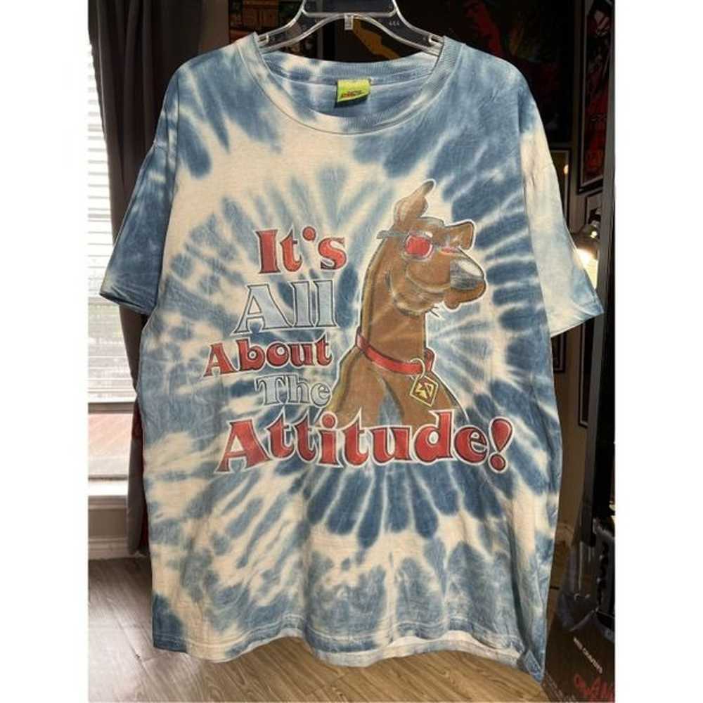 Vintage Y2K Scooby Doo All About The Attitude Tee - image 1