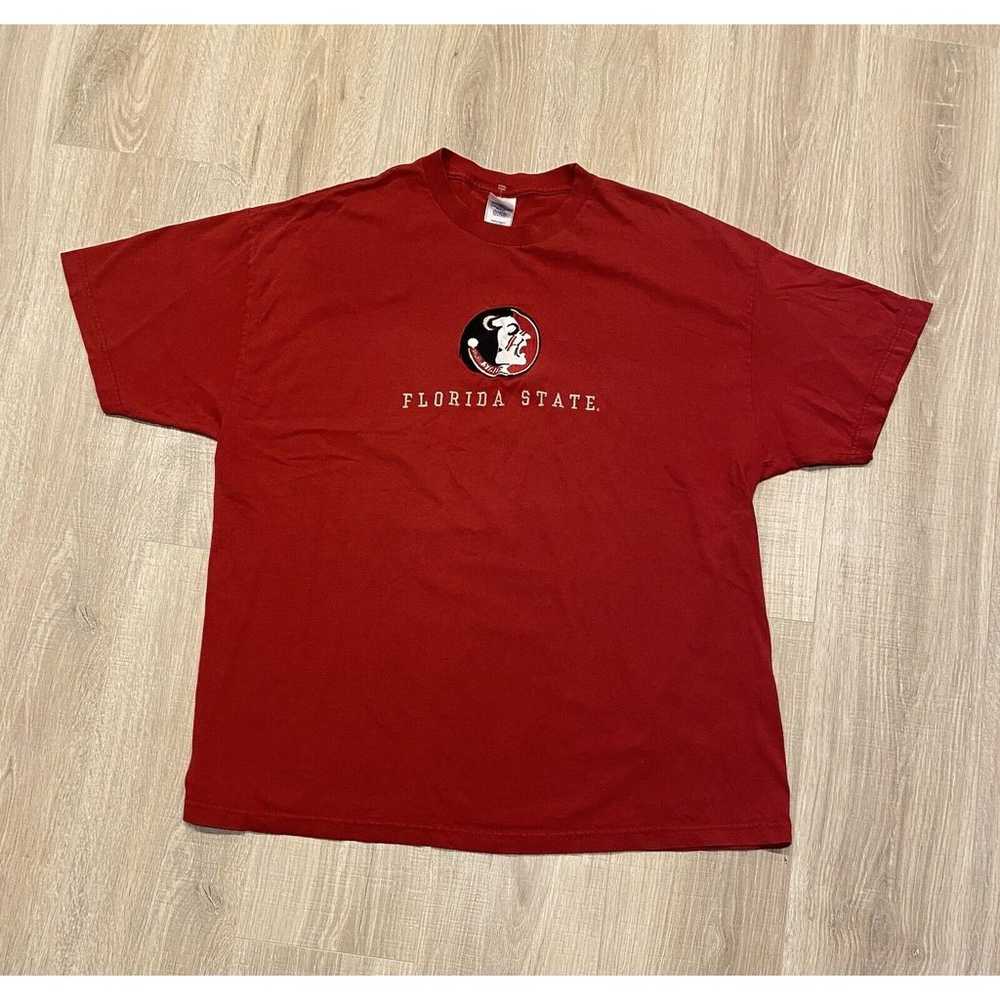 Vintage Florida State FSU Seminoles T Shirt Red E… - image 1
