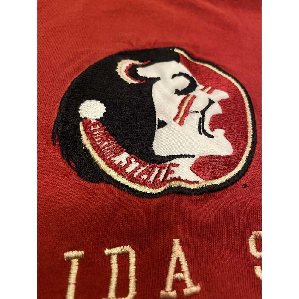 Vintage Florida State FSU Seminoles T Shirt Red E… - image 2