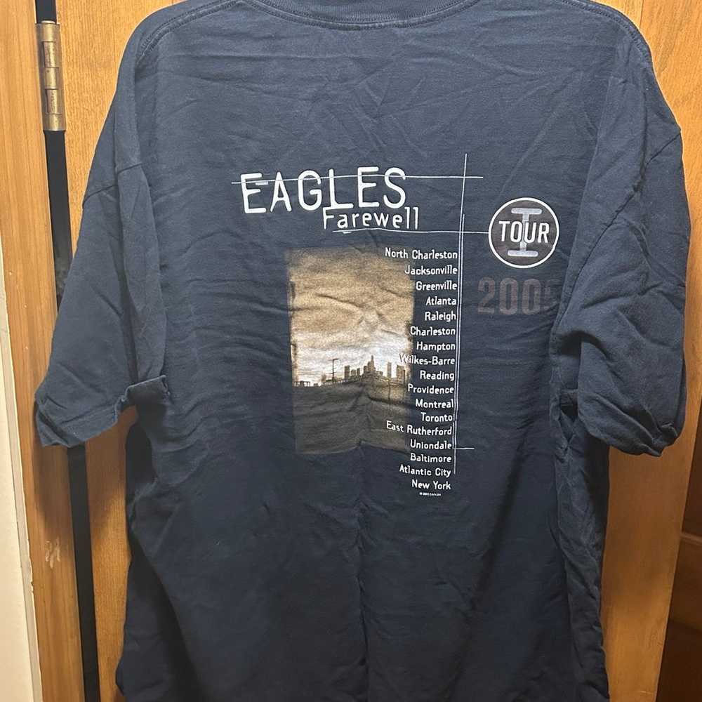 Eagles Farewell Tour 2005 T-shirt Adult 2XL Black… - image 6