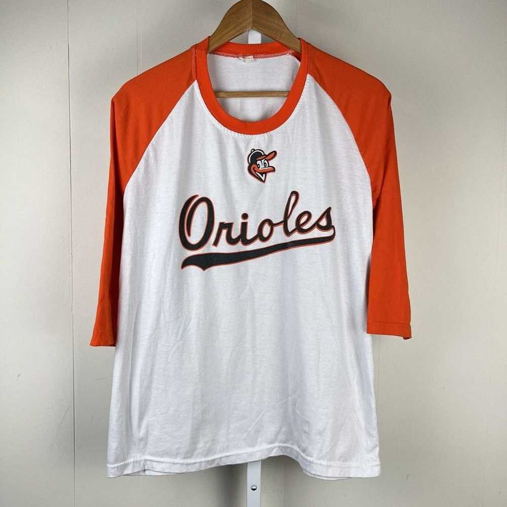 Vintage Baltimore Orioles Baseball Tee T-shirt 3/… - image 2