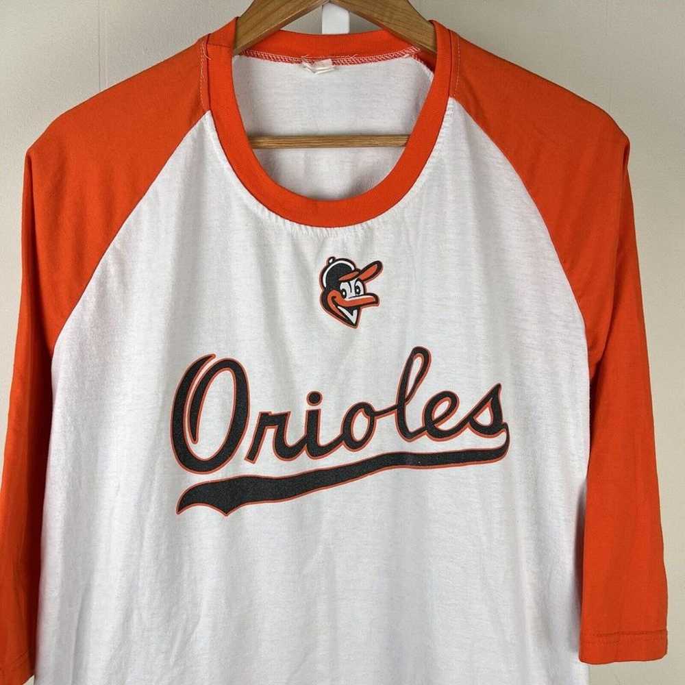 Vintage Baltimore Orioles Baseball Tee T-shirt 3/… - image 3