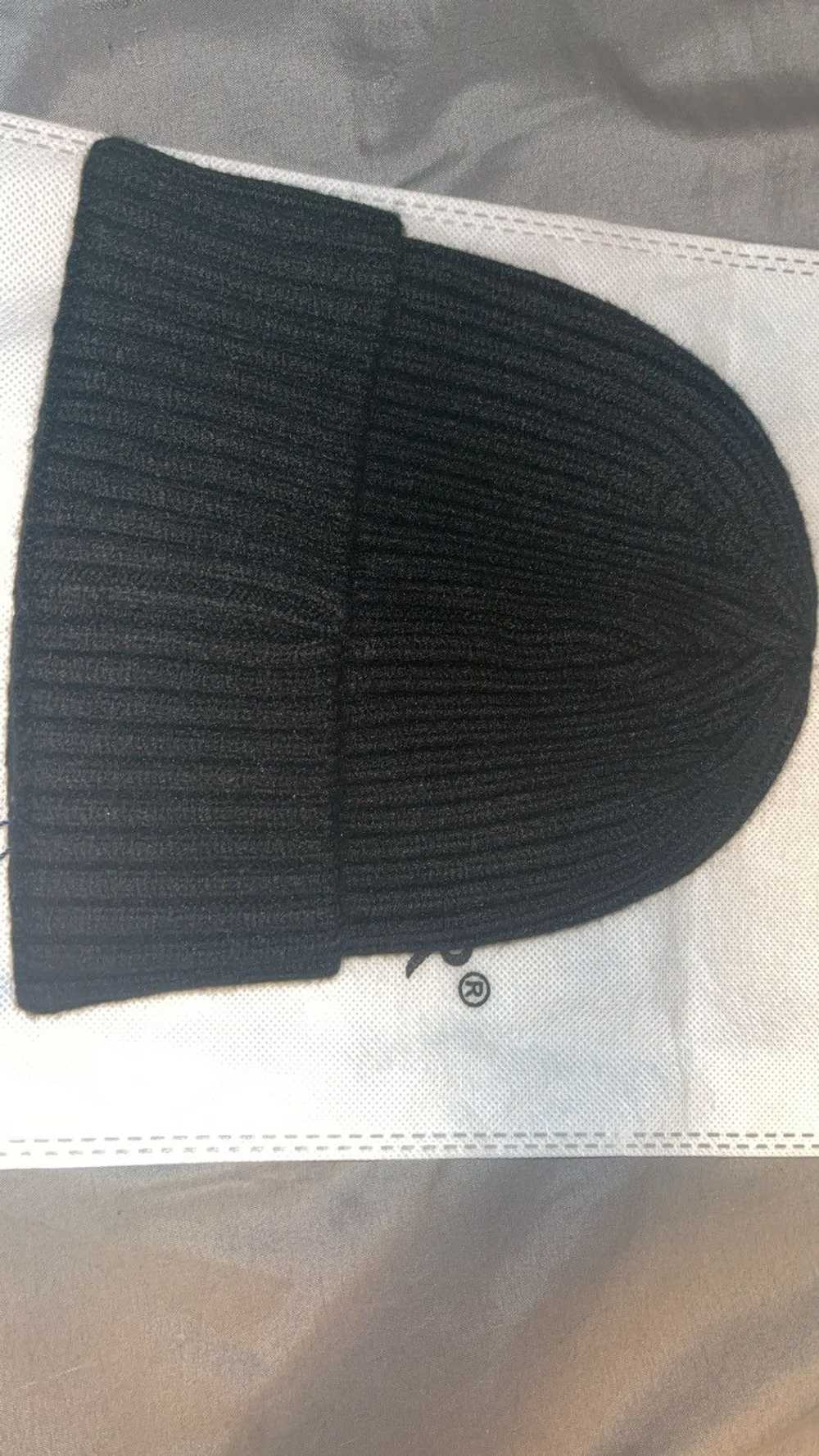 Designer × Moncler Black Moncler Knit Beanie - image 4