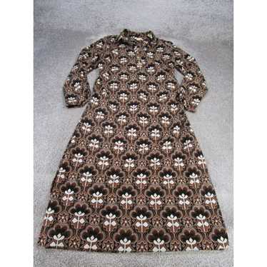Vintage Maeve Shift Dress Womens Xl Long Sleeve F… - image 1