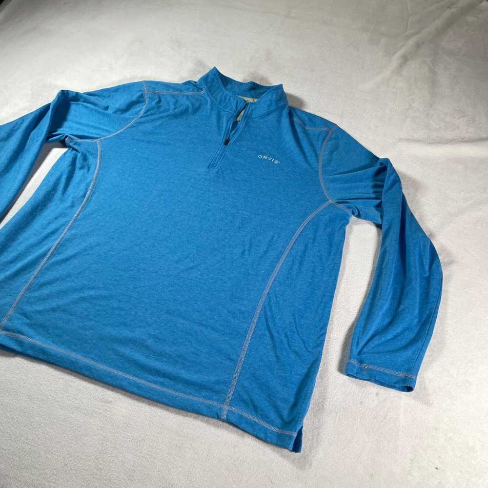 Orvis Orvis Sweatshirt Mens Extra Large Blue Quar… - image 2