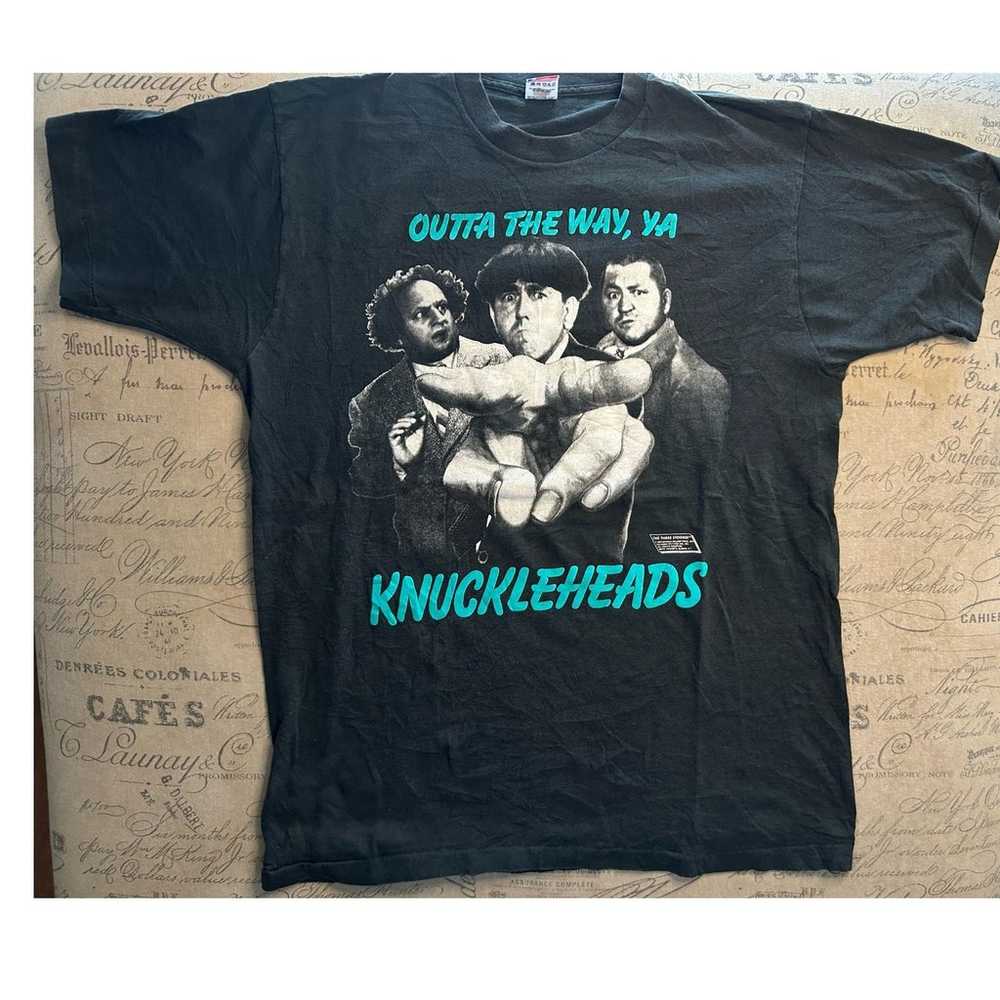 Vintage 1989 The Three Stooges Single Stitch T-Sh… - image 1