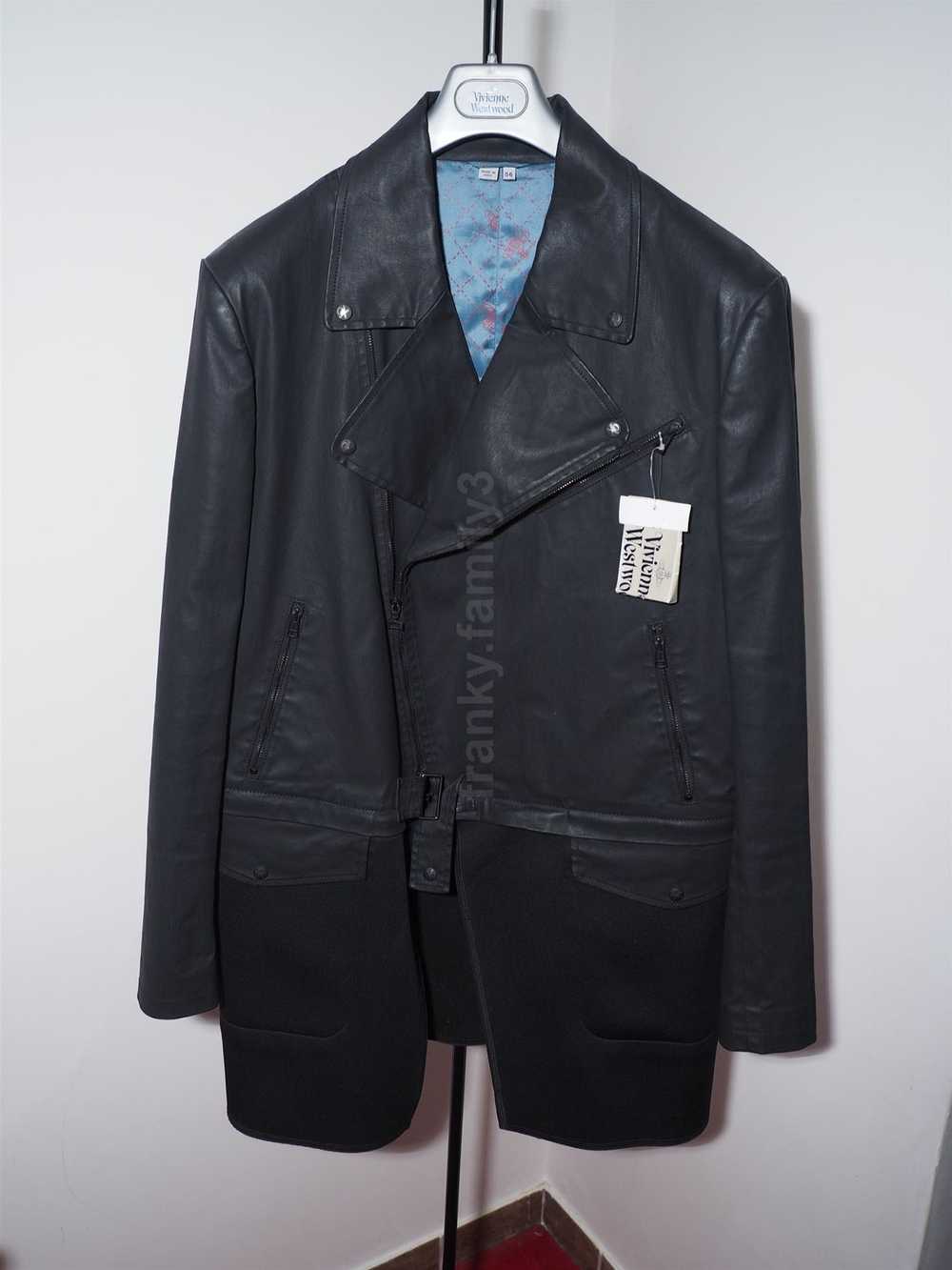 Vivienne Westwood trench coat perfecto waxed and … - image 6
