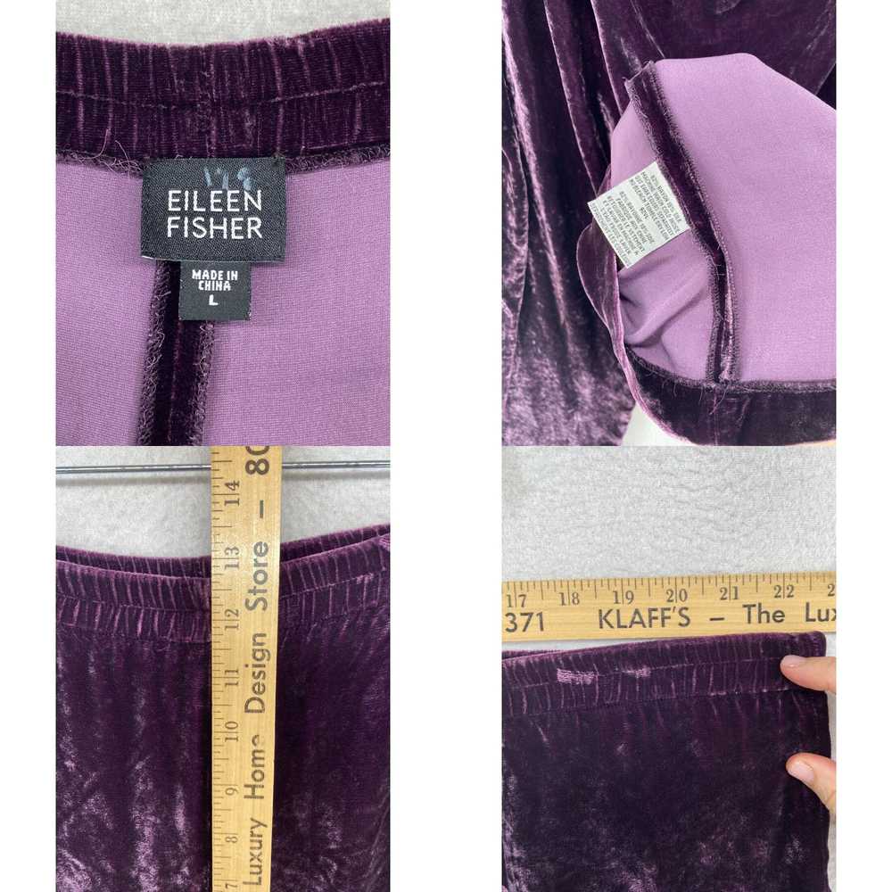 Eileen Fisher EILEEN FISHER Pants Large Velvet El… - image 4