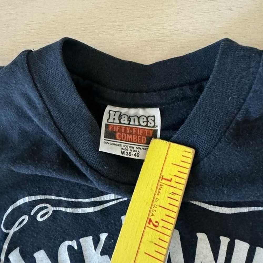 Jack Daniels 80’s Vintage Promo Shirt Tagged Medi… - image 5