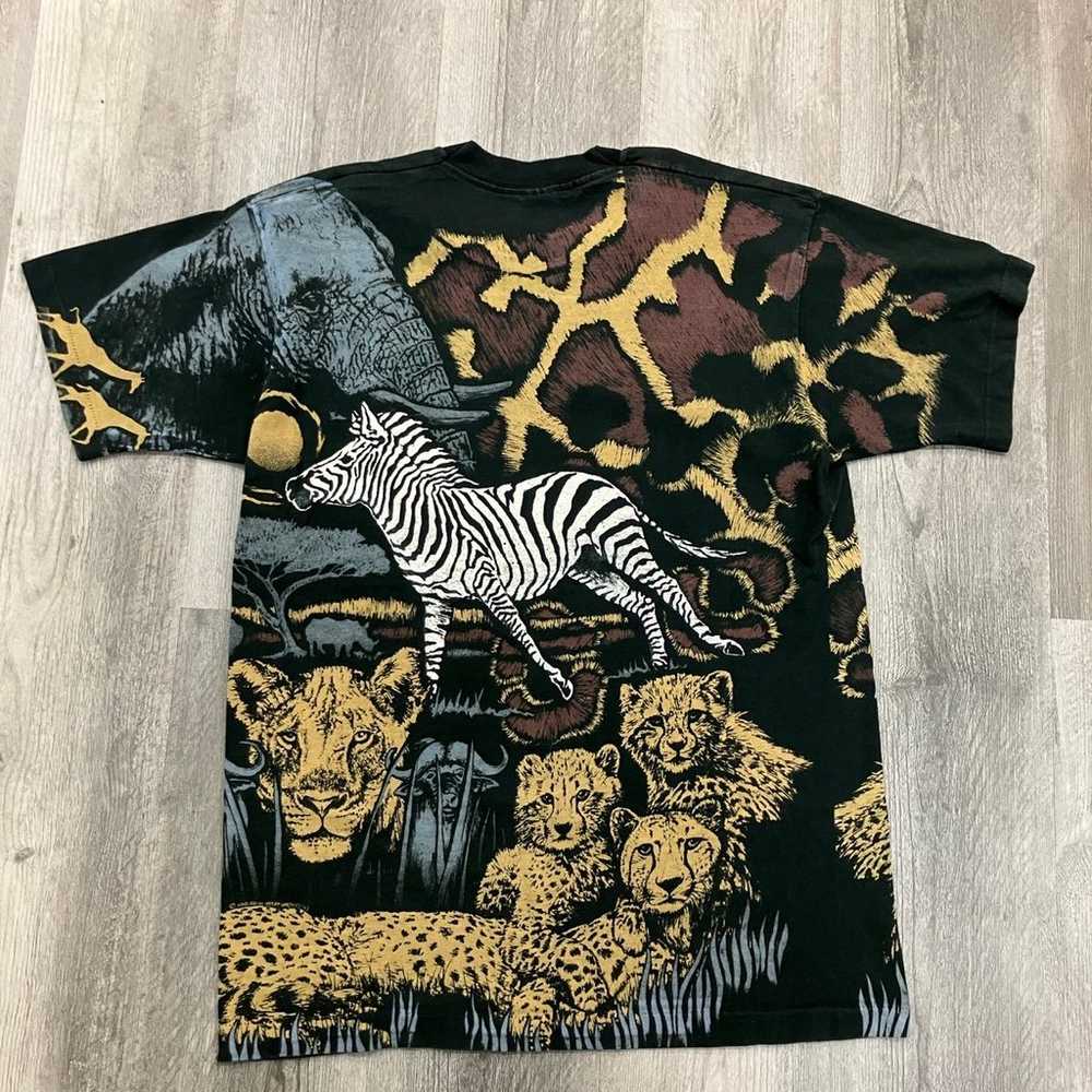 Vintage 90’s Animal AOP Shirt - image 5