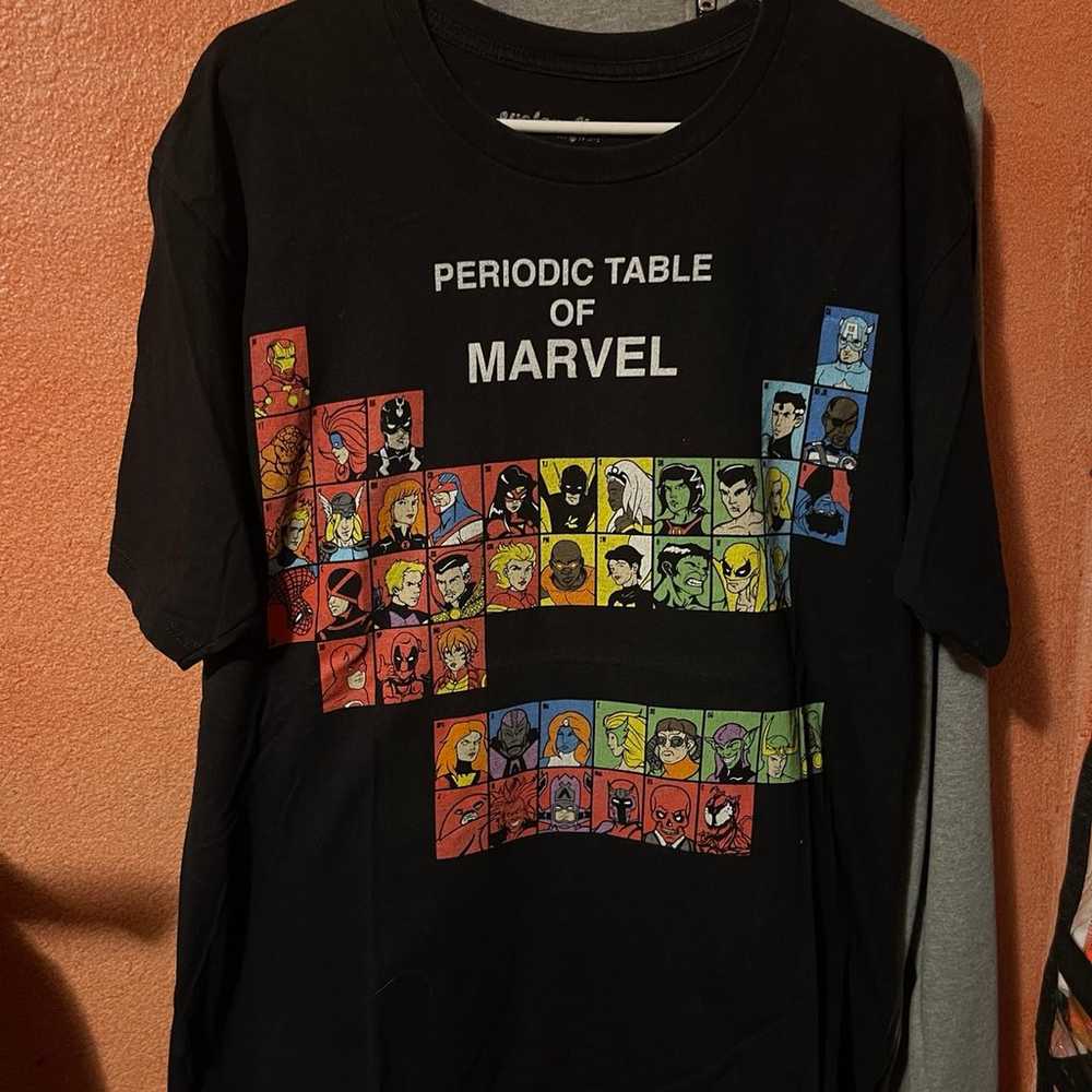 Marvel Periodic Table Shirt - image 1