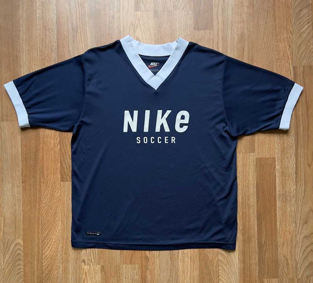 Nike × Soccer Jersey × Vintage Vintage Nike Socce… - image 1
