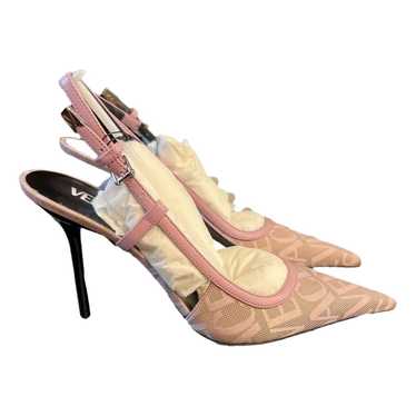 Versace Medusa Aevitas cloth heels