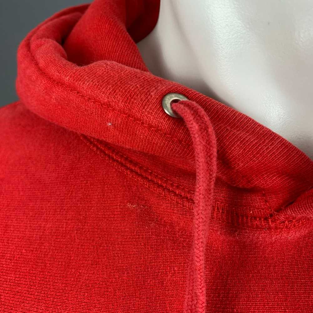 Supreme Red Black Cotton Hoodie Sweatshirt - image 7