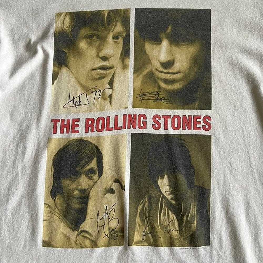 Vintage 1999 The Rolling Stones Band Tee Size XL - image 2