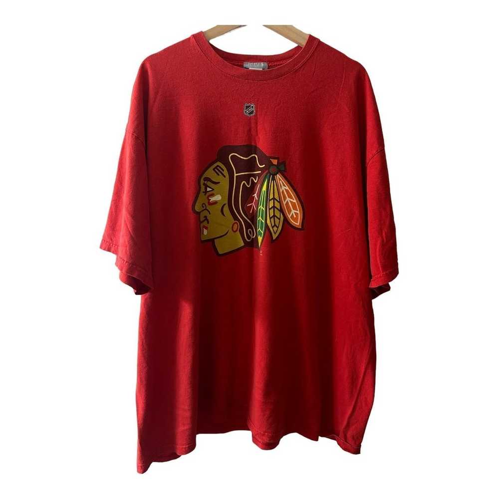 Vintage Reebok NHL Chicago Blackhawks Hockey Shir… - image 1