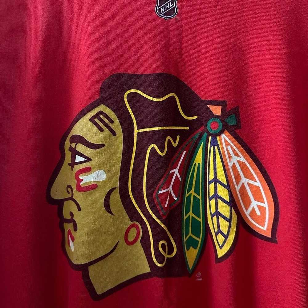 Vintage Reebok NHL Chicago Blackhawks Hockey Shir… - image 6