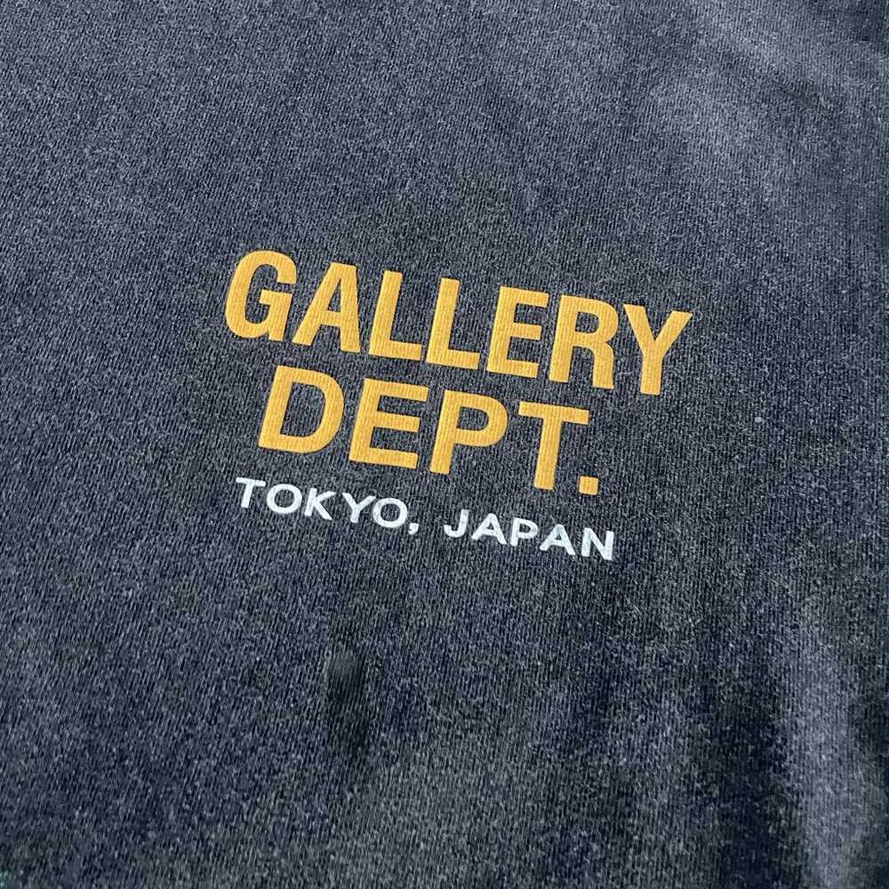 Gallery Dept. Paint Oversized Shirt S Small Black - image 3