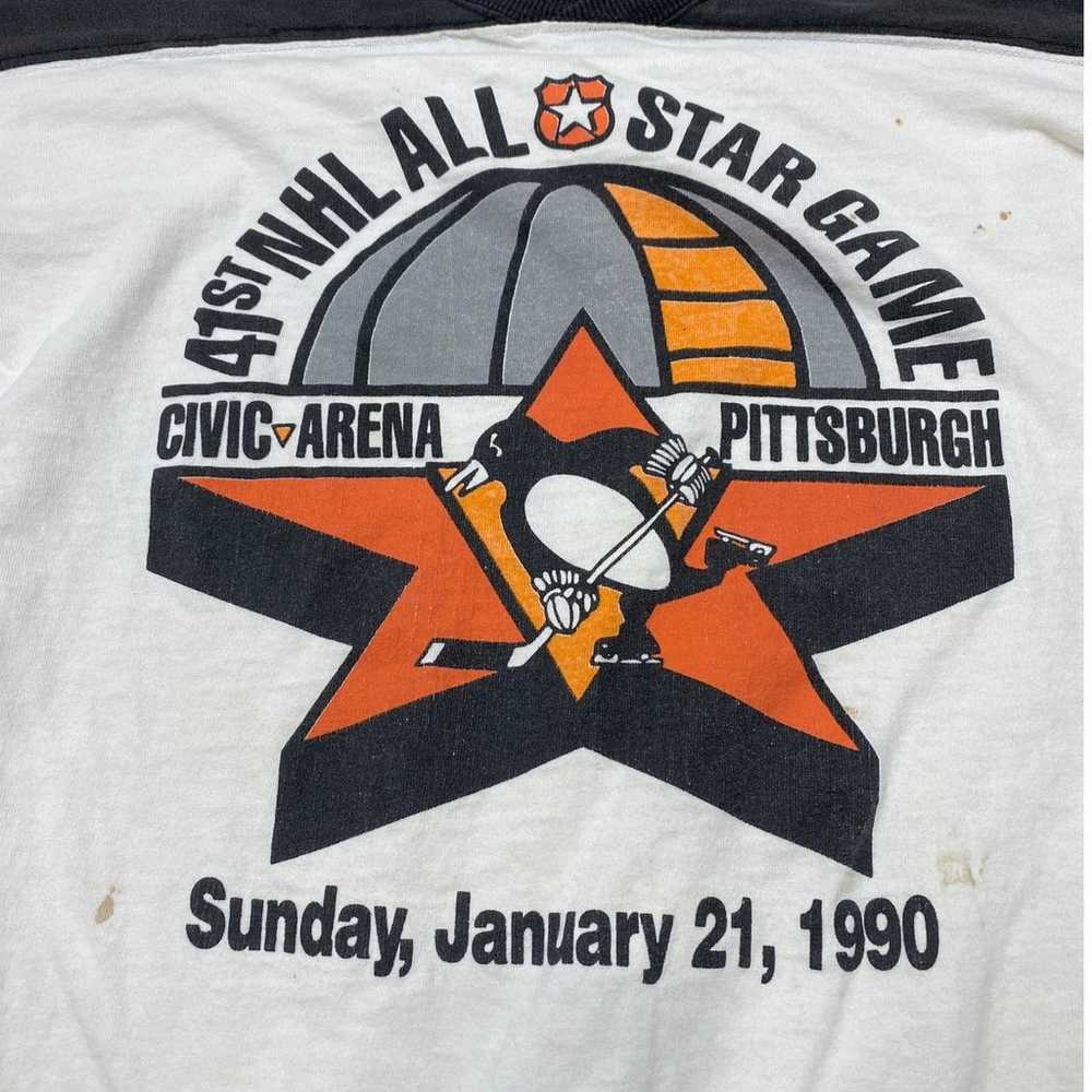 VTG 1990 Pittsburgh Penguins 41st NHL Allstar Gam… - image 3