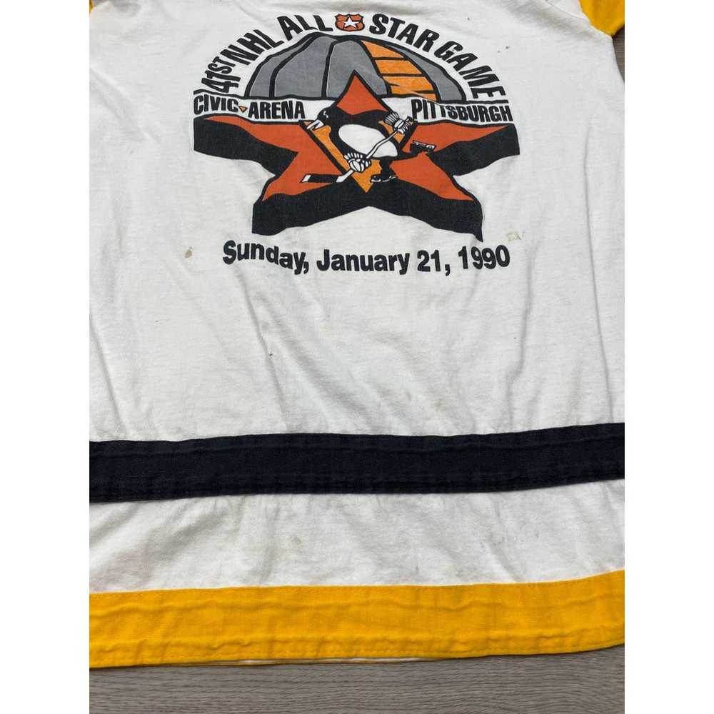 VTG 1990 Pittsburgh Penguins 41st NHL Allstar Gam… - image 9
