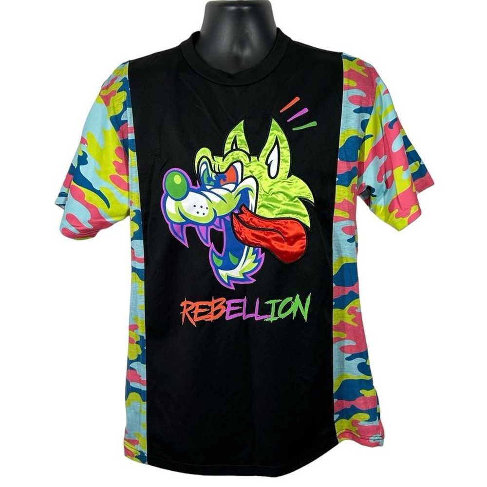 Rage of a Rebellion Vintage Colorful Camo Space W… - image 10