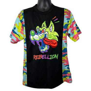 Rage of a Rebellion Vintage Colorful Camo Space W… - image 1