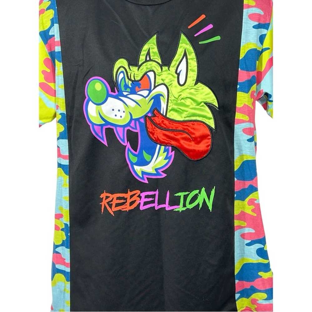Rage of a Rebellion Vintage Colorful Camo Space W… - image 2